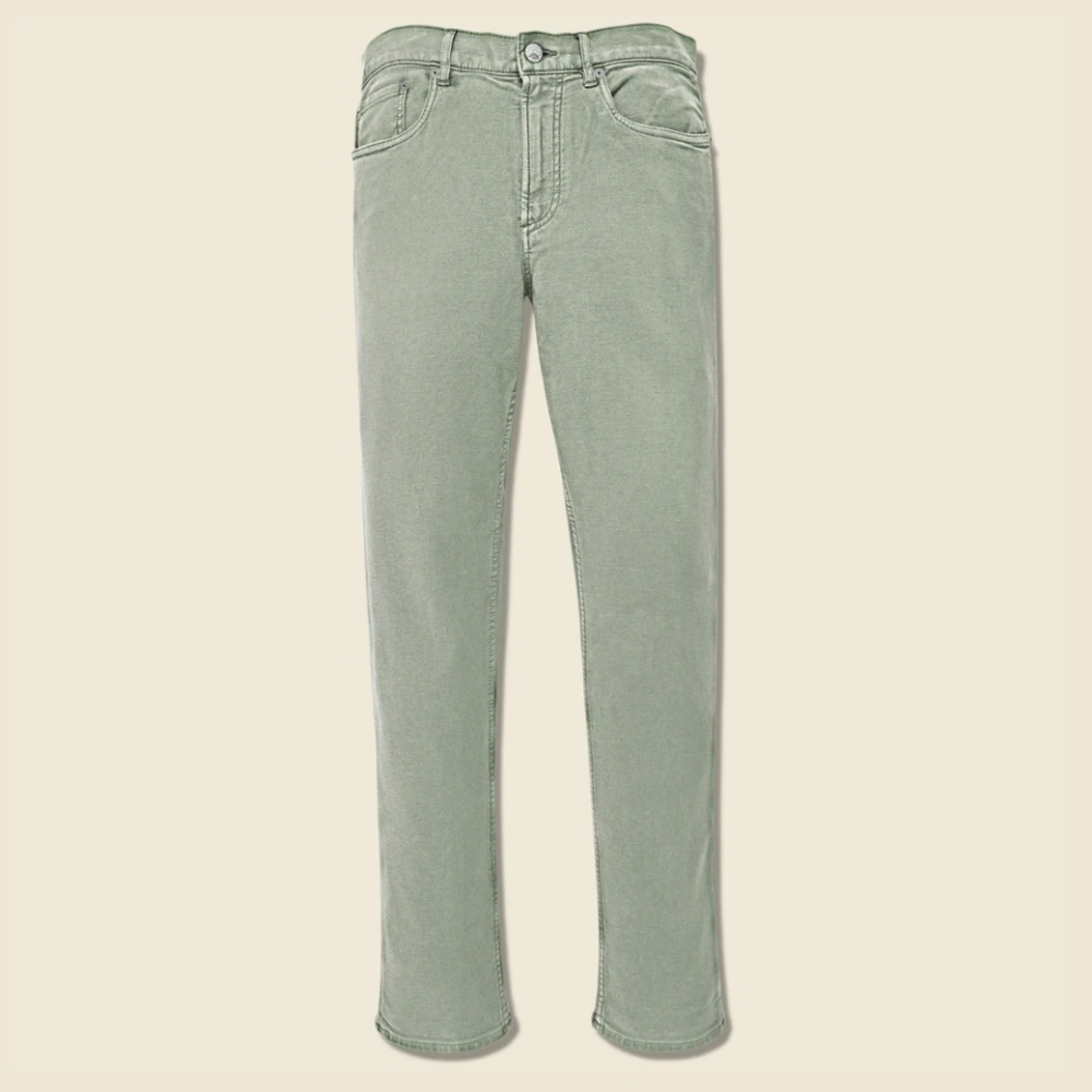 Faherty Women's Straight Leg Jeans - Sage Green